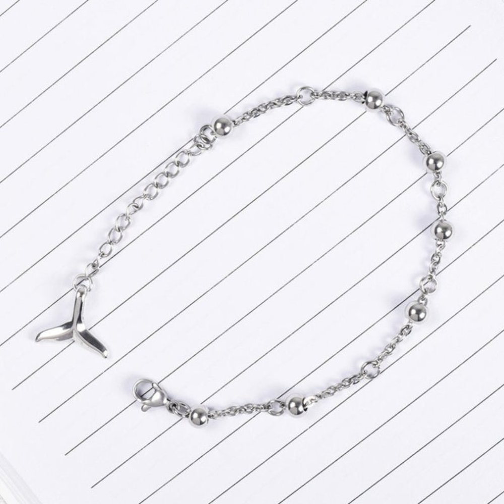 NEW!!! Silver Whale Tail Bracelet